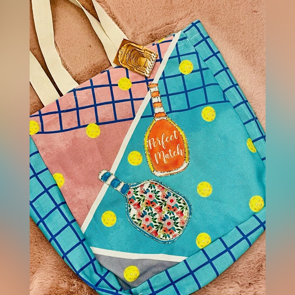 NWT Pickleball Canvas Tote